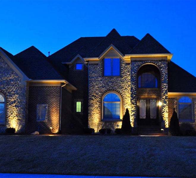 home exterior uplights